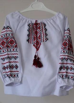 Вишиванка для дівчинки 1-2 роки.