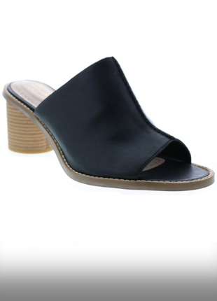 Кожа шлепки мюли clarks 39 eur, uk 5.5, 24.5 см