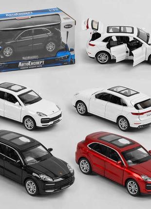 Машинка 24705 "авто эксперт", 3 вида, металлопластик, 1:32, свет, звук, инерция, открывается дверь