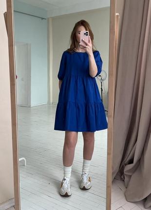 Сукня котонова електрик