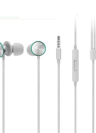 Проводные наушники oppo o-fresh mh151 3.5mm gray  удобная гарнитура с качественным звуком