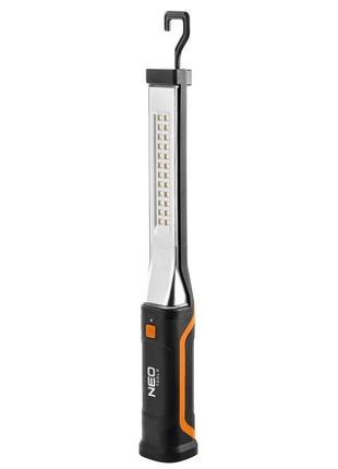Инспекционный фонарь neo tools 2200мач/600лм/8вт/led-smd черно-оранжевый (99-043)