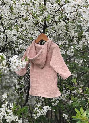 Муслиновая бежевая туника