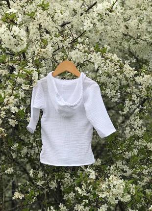 Муслиновая белая туника