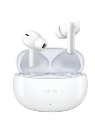 Беспроводные вакуумные наушники vivo tws 3e белые. качественные уши с хорошим звуком