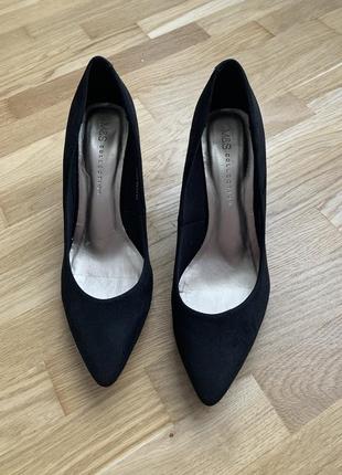 Женские туфли лодочки лодочки m&s collection черные