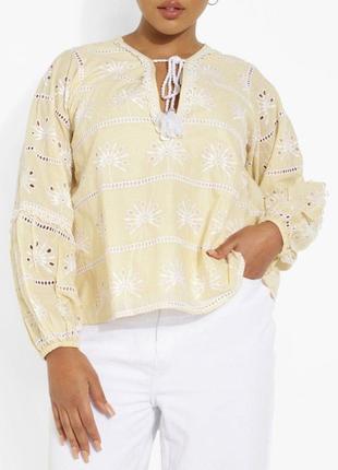 Вишиванка великих розмірів boohoo l xl xxl