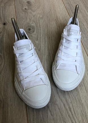 Кеды белые converse (оригинал) р. 30