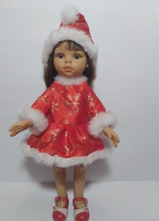 Новорічна одяг для ляльок виробника 32 см paola reіna