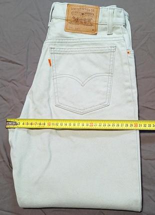 Талия 76 см mom vintage levi's 951 12951-3322 maxi m джинсы светлый крем ausa