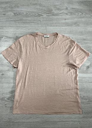 Льняна футболка sandro paris