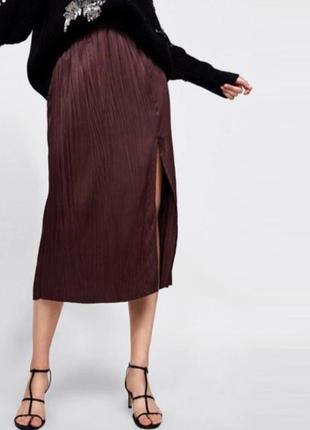 Стильная юбка zara в размере м