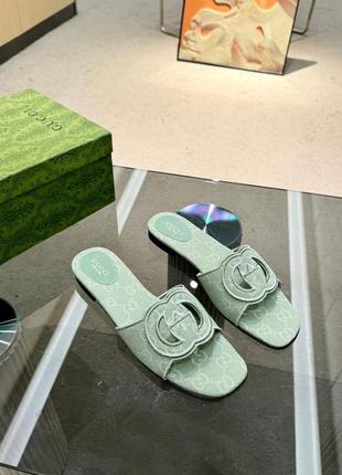 Тапки, тапочки, шлепанцы в стиле gucci