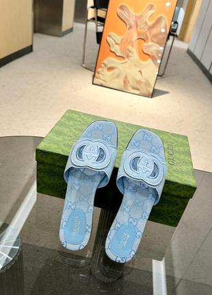 Тапки, тапочки, шлепанцы в стиле gucci