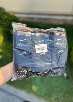 Высокие носки nike черные