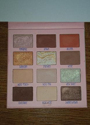 Палетка теней от glambee