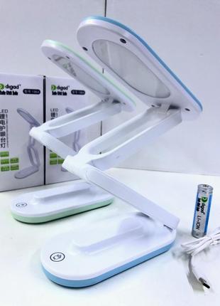 Настольная лампа с сенсором и аккумулятором 18650, 24led-5730, 4w, 3000-6000k