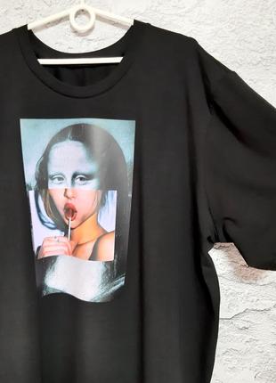 Стильна трендова сукня футболка великого розміру від 45 до 764 фото