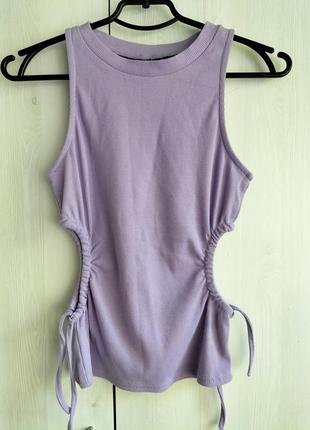 Футболка в рубчик, размер xs.