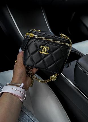 Мини сумочка мини сумка шаннель chanel кожаная классическая сумка бочонок