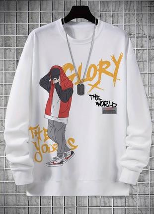 Свитшот мужской с принтами