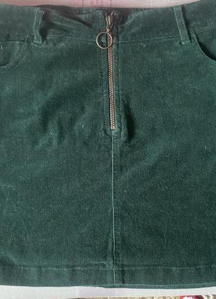 Юбка зелёная