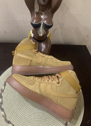 Nike air force 1 high lv8 3 ‘wheat’2 фото