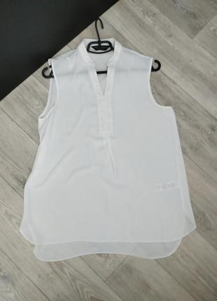 Блуза молочного кольору майка шифонова dorothy perkins