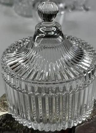 Сахарница с крышкой "прозрачный купол" 250 мл olens o102-64
