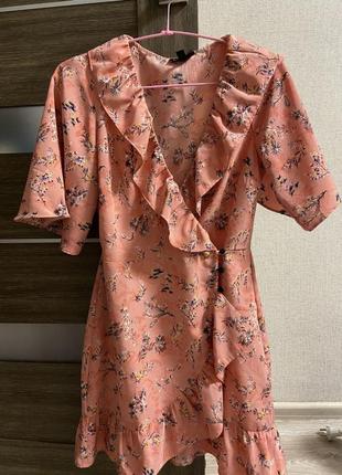 Платье на запах от topshop