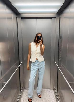 Топ-жилет zara xs/s