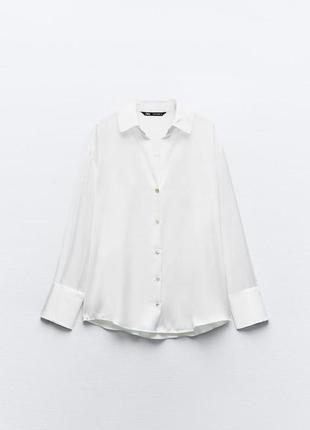 Базова атласна сорочка zara