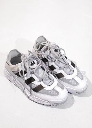 Мужские кроссовки adidas niteball grey white 40-41-42-43-44-455 фото