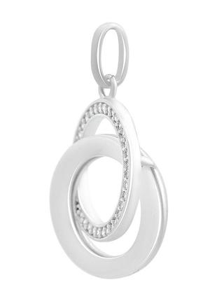 Серебряная подвеска komilfo с керамикой (2157090)