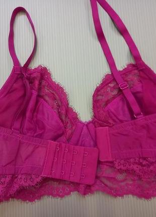 75d 34d/80с h&m новий шикарне мереживне м'яке бюстьє балконет, подовжений бюстгальтер7 фото