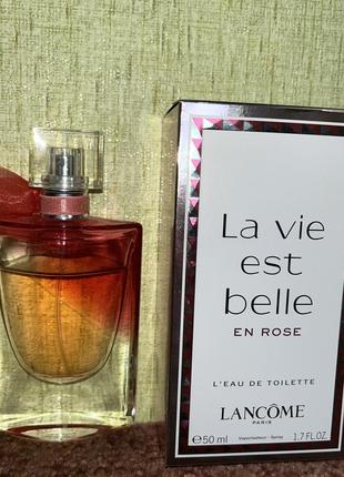 Туалетная вода la vie est belle en rose