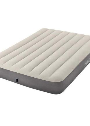 Надувний матрац intex 64102, 137 х 191 х 25 см. напівторний