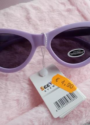 Фиолетовые солнцезащитные очки трендовые uv400 барби в стиле 2000х y2k3 фото
