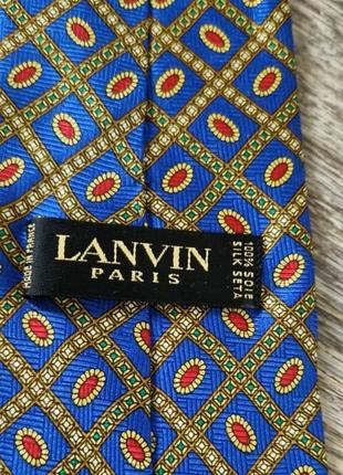 Шовкова краватка lanvin paris7 фото