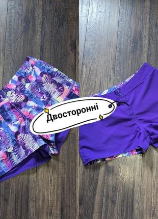 Двусторонние яркие шорты speedo