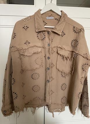 Рубашка накидка итальянская