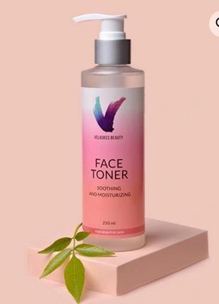 Тонер для чутливої шкіри від velaskesbeauty