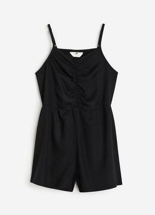 Комбинезон Новое шифоновое миди платье с подкладным платьем от h&m