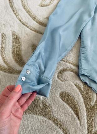 Стильная сатиновая блуза невероятного цвета jake*s4 фото