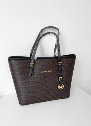 Сумка жіноча в стилі michael kors brown