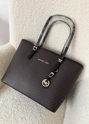 Сумка жіноча в стилі michael kors brown8 фото