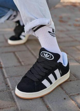 Кросівки adidas campus 00s black white