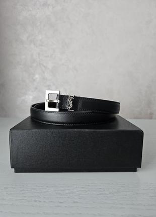 Жіночий шкіряний пасок ремінь в стилі yves saint laurent