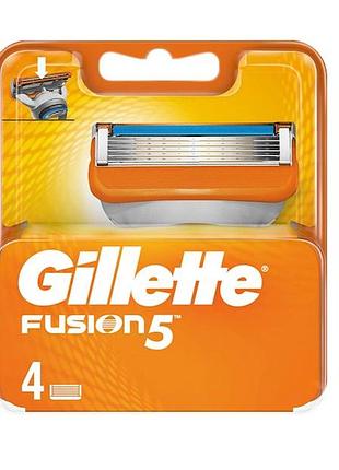 Лезвия, кассеты, картриджи gillette fusion 4шт и жилет фьюжн 4шт