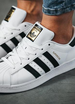 Женские кроссовки adidas superstar/адидас суперстары5 фото